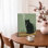 Chat noir fantaisiste, reproduction d'art, drôle de chat fumant, affiche sur toile, animal, décoration murale pour la maison, salon, bar, 8 x 10 pouces