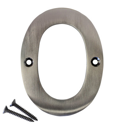 Brass Surface Mount House Number
