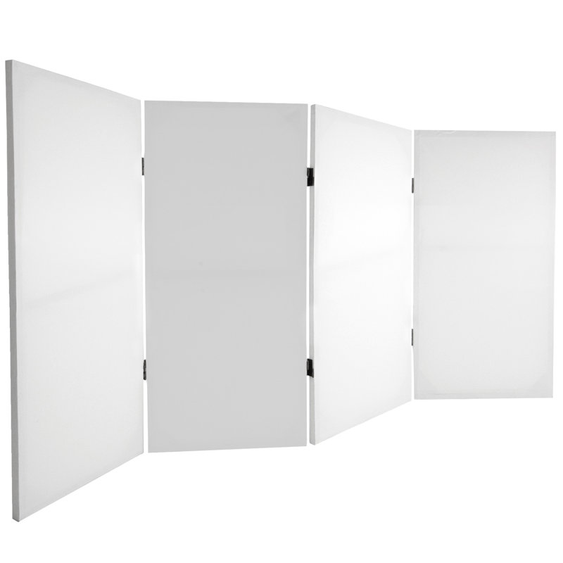 Paravent haut en toile Tall Nayome, 4, 2 pi