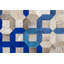 Trellis Cowhide Geometric Area Rug