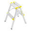 2 - Step Aluminum Lightweight Folding Small Step Ladder