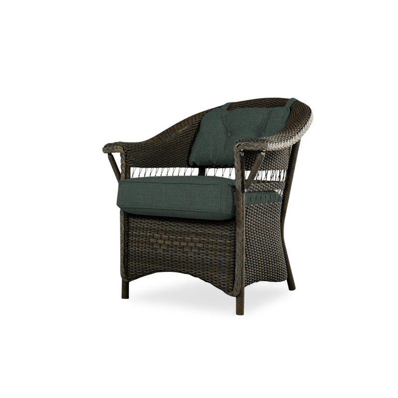 Nantucket Outdoor Dining Armchair, Decorline Navy, Mink