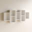Wallaston 7 Piece Cube Shelf with Hooks-37944434