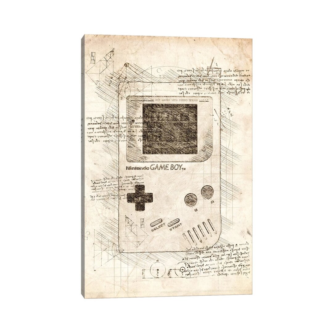 Leinwandbild Gameboy von Cornel Vlad