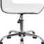 Low Back Designer Armless Ribbed Swivel Task Office Chair-1733890511
