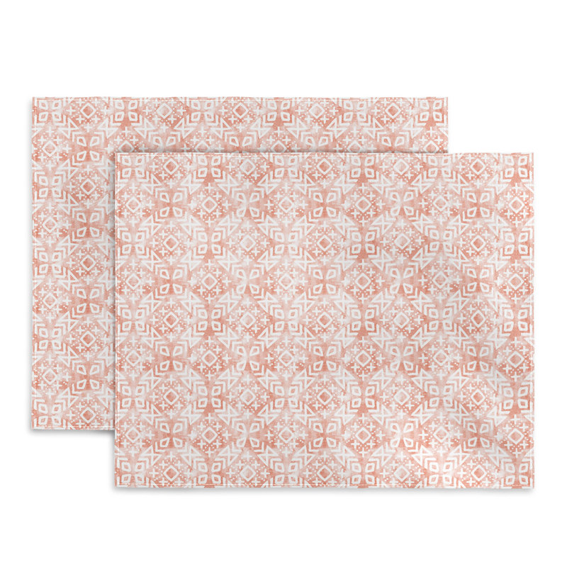 Cotton Geometric Rectangle Placemat