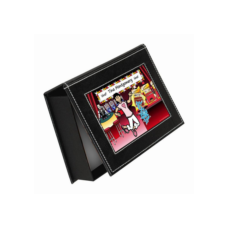 Faux Leather Memory Box