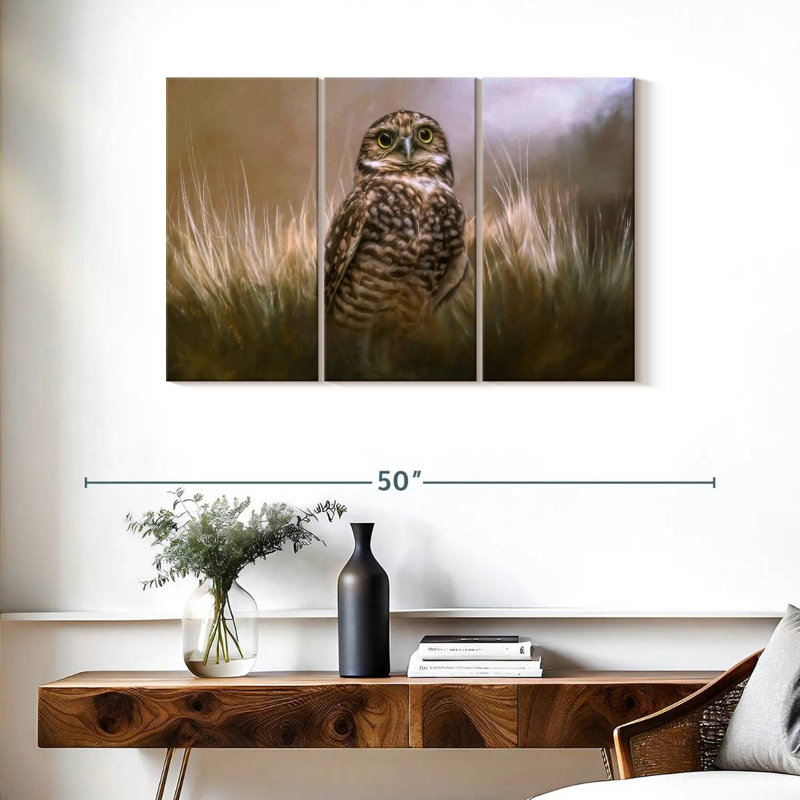 Brampt Owl Be Seeing You, 24" H x 38" W
