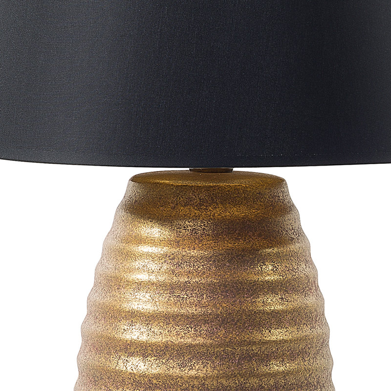 Delgadillo Ceramic Table Lamp, Gold