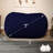 Big Joe Fuf Giant Foam Bean Bag Chair, Oversized Couch with Removable Cover for Kids, Teens, Adults, Midnight Plush, Soft Polyester-69851979-77319909