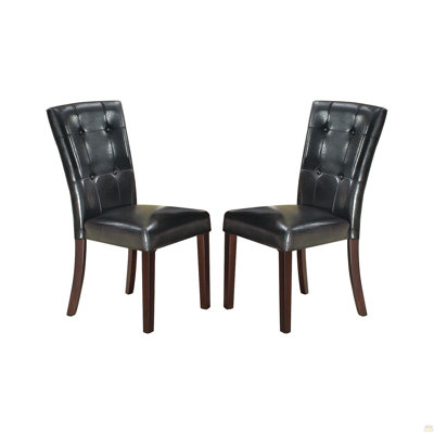 Faux Leather Upholstered Dining Chair(Set Of 2)