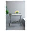 Table-console rectangulaire en fer galvanisé Maggie
