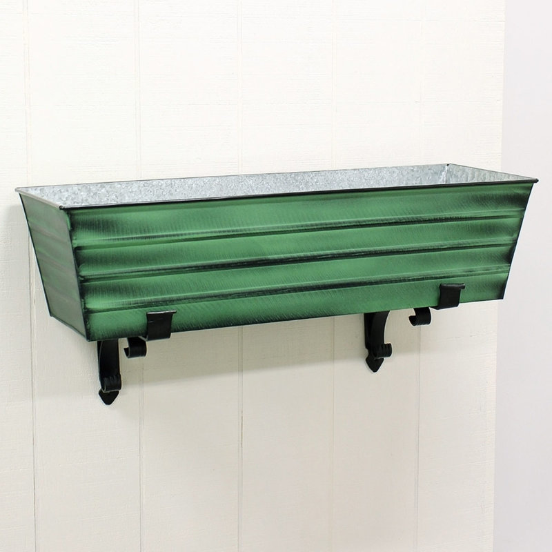 Nolette Handmade Window Box Planter, 9.5" H x 36" W x 12" D