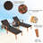 Tilbury Outdoor Chaise Lounge with Table