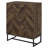 Rustic and Gunmetal Accent Cabinet