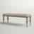 Cato Linen Upholstered Bench