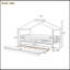 Lit en bois avec lit gigogne simple-1057143533