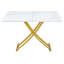 Table convertible de 43,3 po avec table pliante et base X-Lift réglable-847004473-847004472