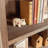 Bookcase With Drawer, Brown finish