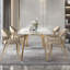 Luxury Rectangular Sintered Stone Dining Table Set-106228845