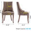 Chaise de salle à manger rembourrée Belice-968123625