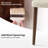 Kanalu Modern Upholstered Dining Chair with Solid Wood Legs-93594121