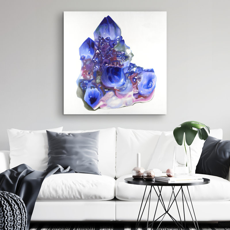 quartz cristal - 32"x32" art on canvas