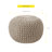 Cotton Round Pouf Foot Stool Ottoman -111721926