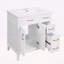 Meuble-lavabo élégant avec rangement avancé et lavabo de qualité pour les espaces compacts-833280665