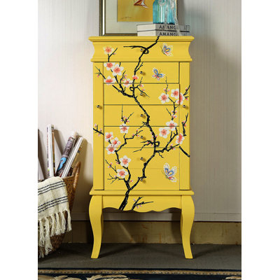 Armoire à bijoux peinte de style néo-chinois