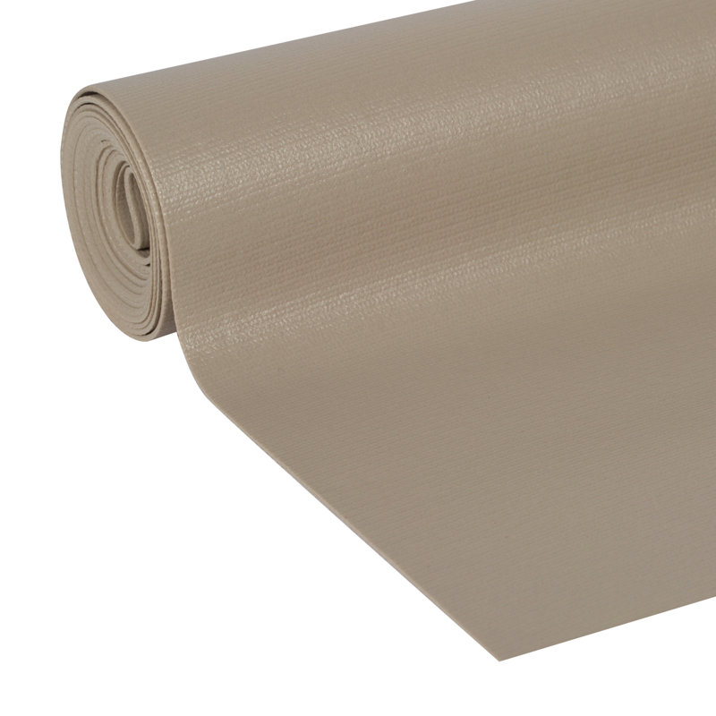 Solid Grip Shelf Liner with Clorox, 7.13" H x 7.13" W x 20.68" D, Taupe