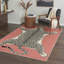Tapis intérieur rouge / beige / noir lavable à la machine Alinda Zahara-891147920