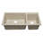 33.88'' L Double Bowl Granite Kitchen Sink-20524776