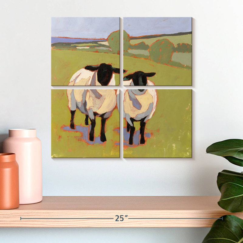 Brampt Suffolk Sheep I, H 18 po x l 18 po