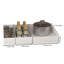 Ensemble de 3 armoires coulissantes, tiroirs profonds de 15,7 po pour armoires, tiroirs coulissants pour armoires de cuisine, organisateur d'armoire de salle de bain, garde-manger (blanc)