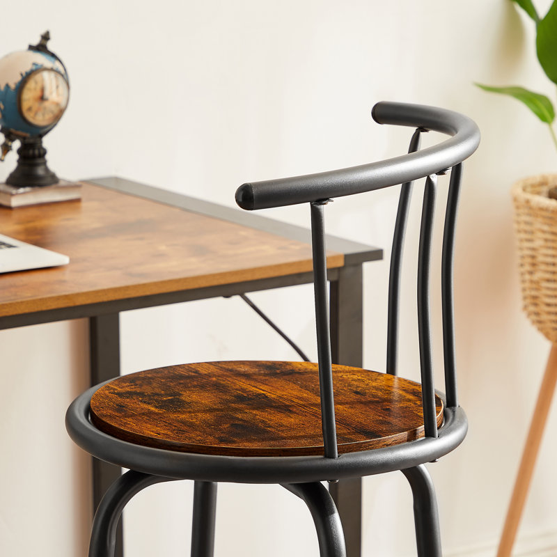 Tabouret tournant 39,5 "Ilkley, Brun