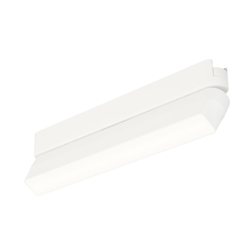 Continuum LED Adjustable Track Head, 2.25" H x 1" W x 9" D, White
