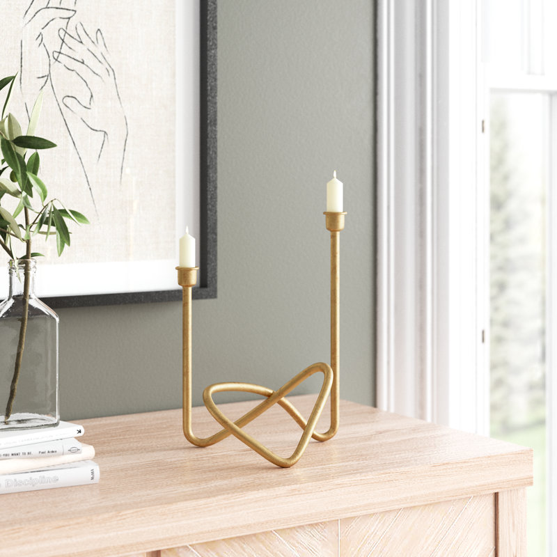 Sorden 11.35'' H Iron Tabletop Candelabra