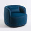 Fauteuil pivotant en velours Bolton-955108775