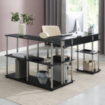 Mill Street® 3-Piece Black Office Desk Set