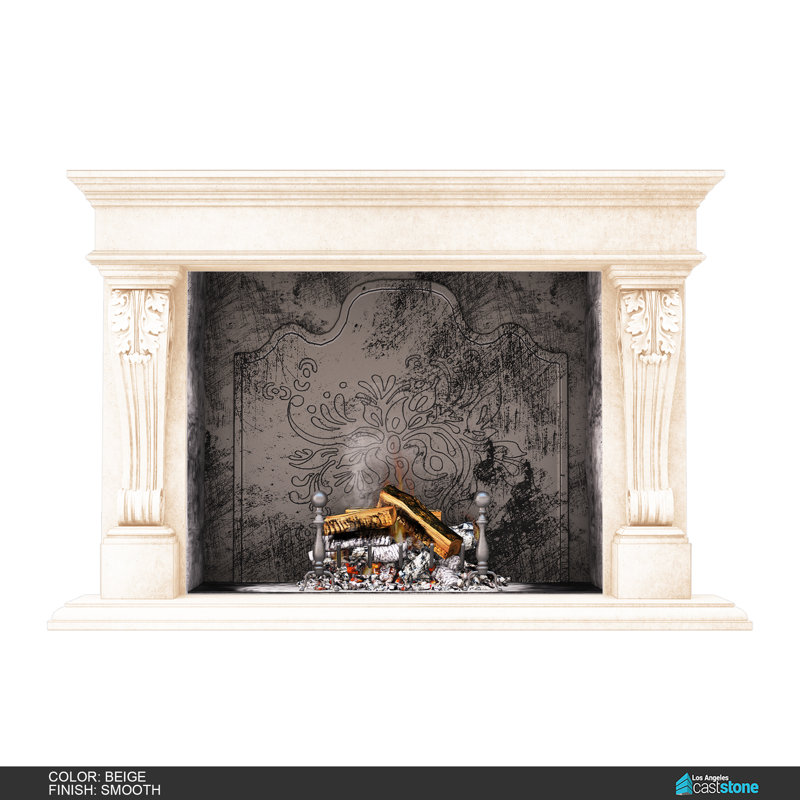 Venice Fireplace Surround, Smooth Beige