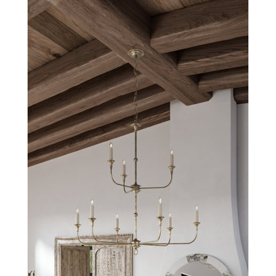Nottaway 9 - Light Wrought Iron Dimmable Tiered Chandelier