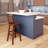 Joyate Swivel Solid Wood Counter Stool with Solid Wood Frame-1683385161