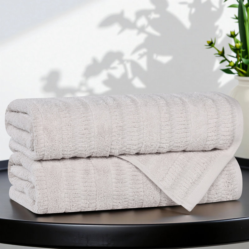 Serviettes de bain Mika Smart Twist, Argent argent