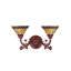 Tiffany 2 - Light Armed Sconce