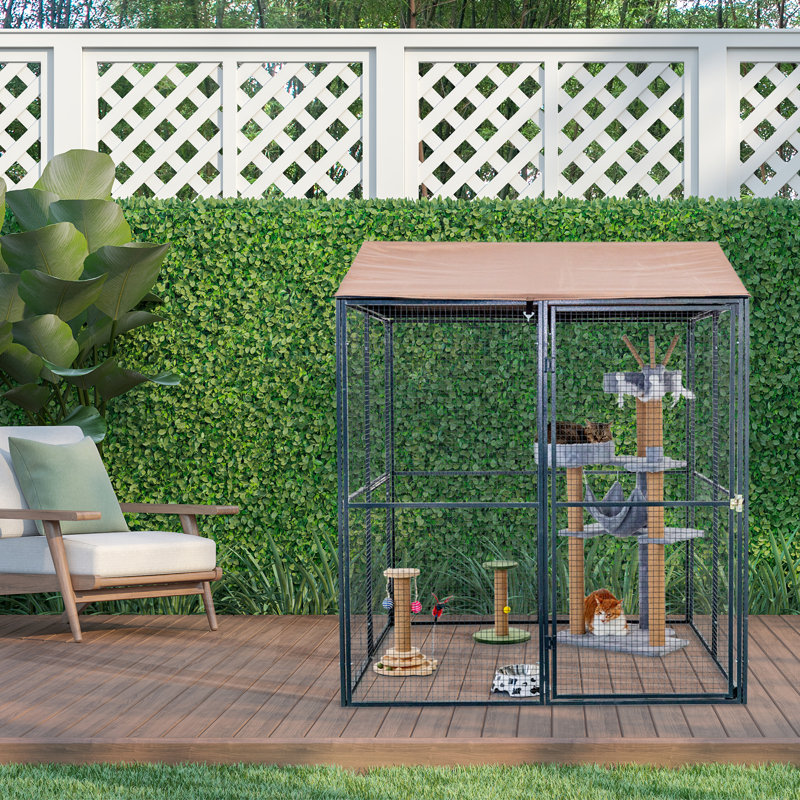Cage universelle résistante aux intempéries Draupadi, H 66 po x l 54 po x P 54 po