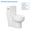 Toilette allongée une pièce à hauteur standard 15,75 po (chasse incluse) (siège inclus)-125361173-125361178