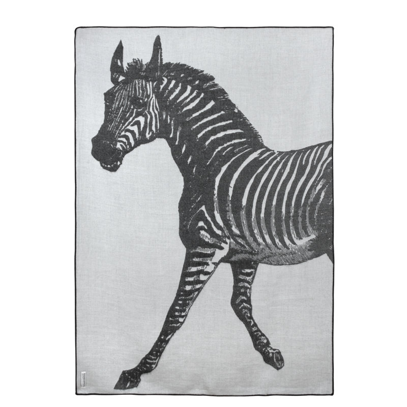 Hand Woven Throw Blanket, Black