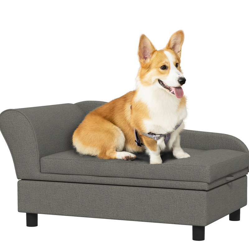 Canapé pour animaux de compagnie Ziva, Gris