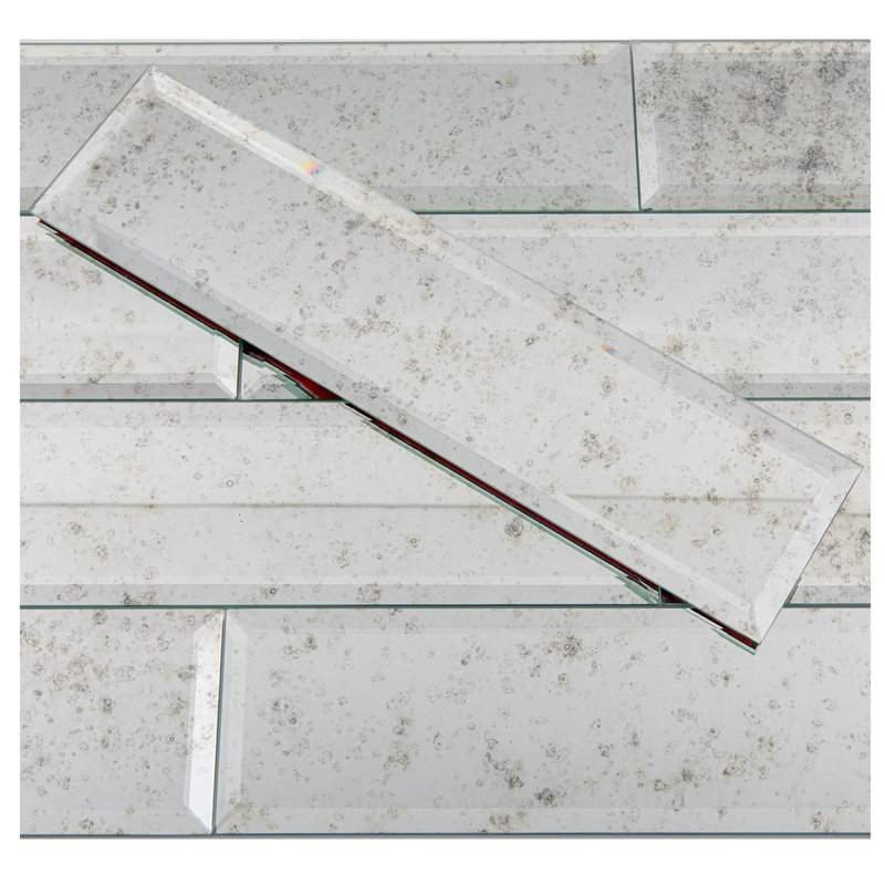 Dosseret de métro Lovdeco pour mur de salle de bain antique (20 pièces, 5 pieds carrés), 3 x 12 pouces